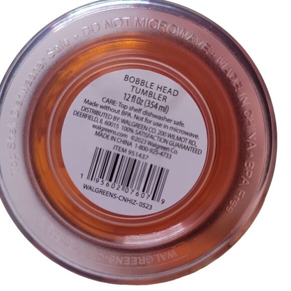 Halloween Cat Skeleton Bobble Head Cup - Picture 3 of 4